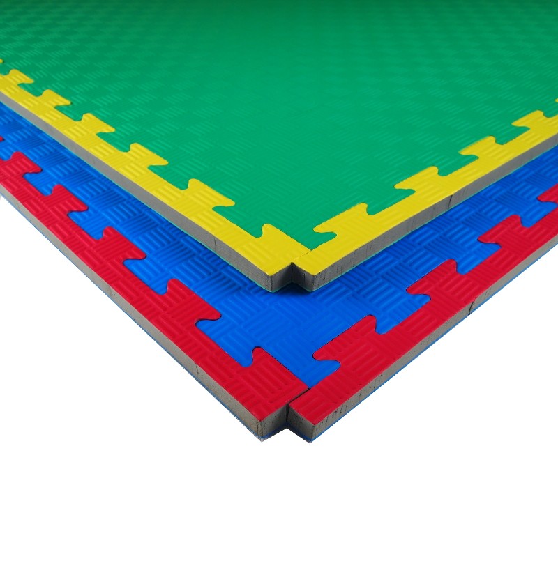 Tatami Incastro Taekwondo T20X Da 2cm Rosso-Blu Quantità Minima Per La Vendita 8 Moduli