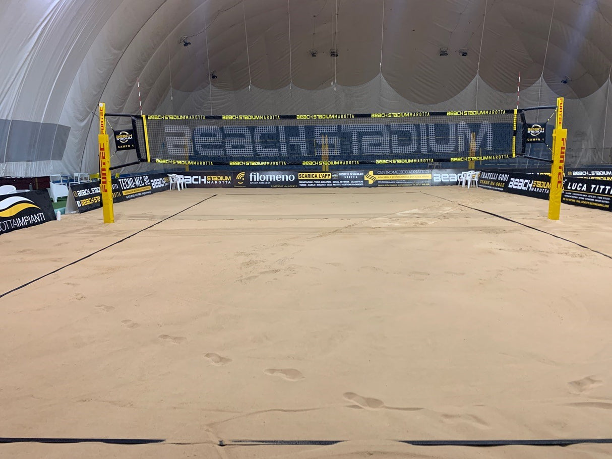 Rete Regolamentare Beach Volley 100x3,5mm in Polipropilene H.T. da 8,50x1 mt Art. P170