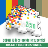Tatami HYBRID PERSONALIZZABILE  ad incastro 100x100 lastra in EVA + XPE