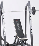 Panca toorx squat stand WLX-50 altezza supporto bilanciere regolabile squat e sollevamento pesi panca (esclusa)