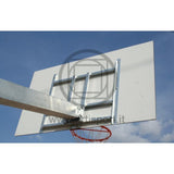 Impianto basket monotubolare standard con piastra ART. B654S  ELIMINATO