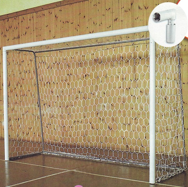 COPPIA PORTE CALCIO RIDOTTO MT 4X2 ALLUMINIO TRASPORTABILI