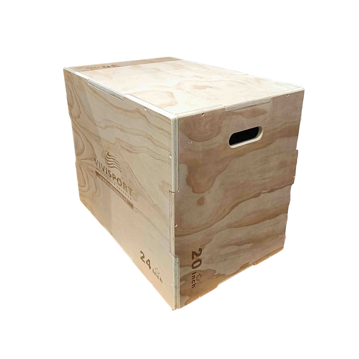Plyo Box 3 in 1 in legno altezza variabile 50x60x70cm Art. 2406 con la possibilità di variare le altezze per pliometria