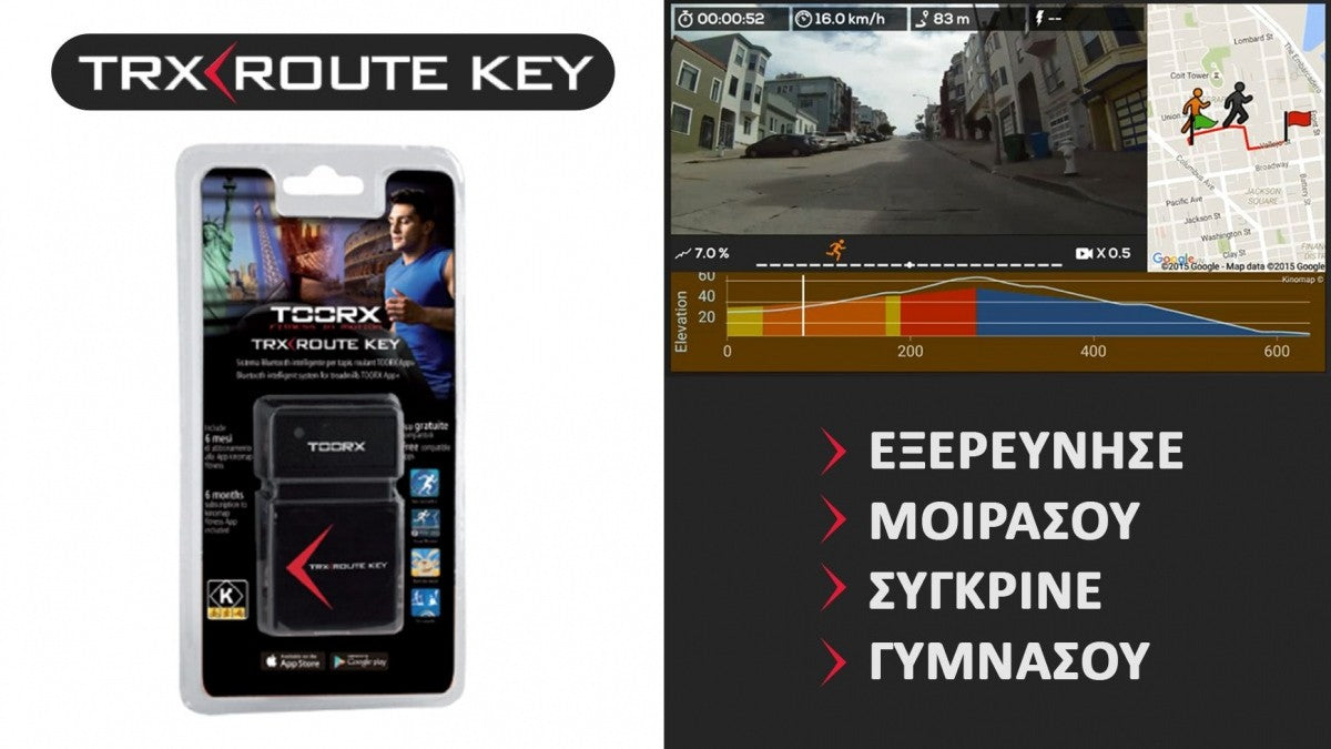 TRX route key Sistema Bluetooth intelligente per tapis roulant APP READY CodTRX-RK