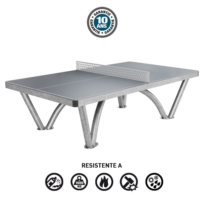 Tavolo Ping Pong Cornilleau Park ultra resistente per aree gioco all’aperto piano resina laminata da 9 mm