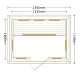 SAUNA SUNSHINE PER ESTERNO AD INFRAROSSI PR-H03