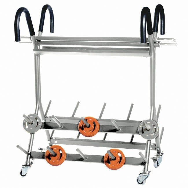 Rastrelliera toorx porta body pump set 20 posti cod RBP-20