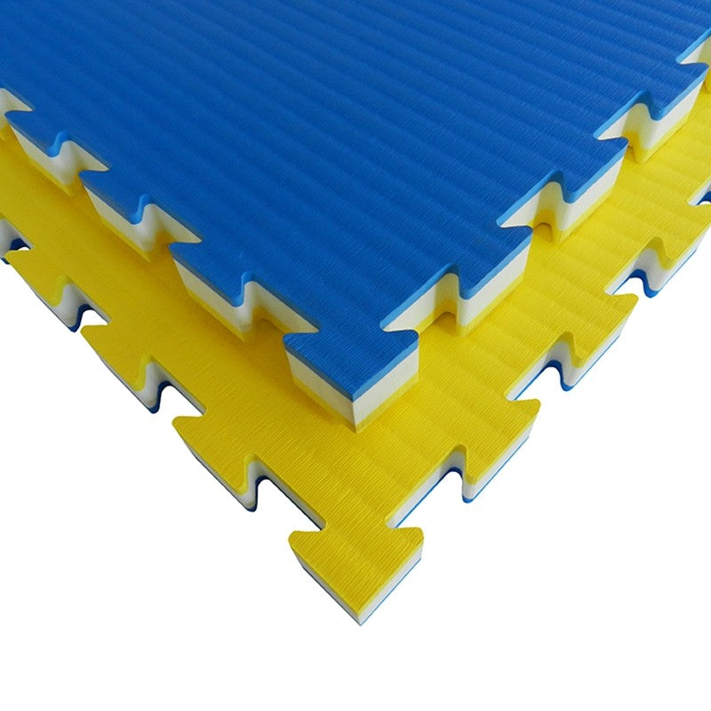 Tatami Multidiscipline LC40M Giallo-Bianco-Blu Quantità Minima Per La Vendita 6 Moduli