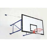 Impianto basket fisso a parete sbalzo cm.185 Art.B657 per interno