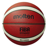 Pallone Molten Basket B7G4000 (ex BGF7X) FIBA Approved Ufficiale FIP e Lega Nazionale Pallacanestro