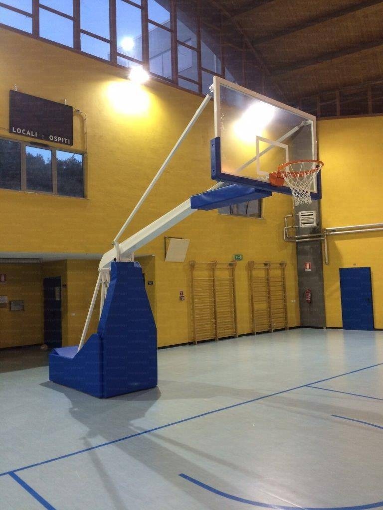 Impianto basket oleodinamico Art 4285 elettrico sbalzo 325 cm