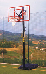 Mezzo impianto basket/minibasket mod. Orlando art 4229 posizionamento canestro da alt. 245 a 305 cm