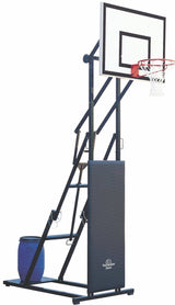 Mezzo impianto basket minibasket da 210 a 305cm Tabellone 110x90 mod. Streetball, pieghevole art 4223