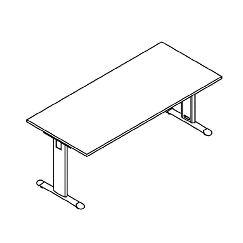 Scrivania a 3 cassetti ART 9210