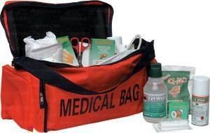 BORSA DI MEDICAZIONE ART. MEDICAL BAG  SPORT COMPLETA DI CONTENUTO MEDICALE