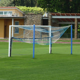 Coppia ribaltine Art 6038 da applicare su porte calcio 7.32x2.44 m con palo in alluminio sez 120x100mm