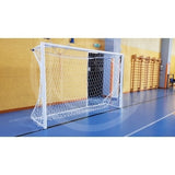 Coppia Porte Calcio In Alluminio Mt. 7,32x2,44 Art. F735Ps Porte Con Traversa In Due Segmenti