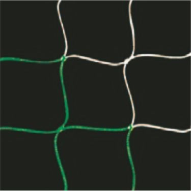 RETI CALCIO ART.C0028  POLIPROPILENE mm. 120x6 colore BIANCO - VERDE