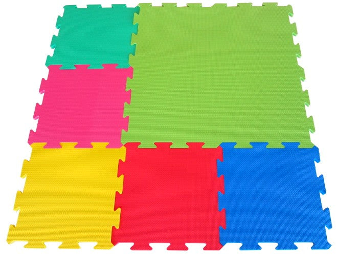 Tatami Puzzle Kids LC613S cm 62x62x1,3 FORMATO GRANDE Colori Tenui