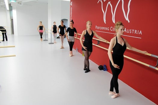 Supporto Sbarra Danza Arabesque Doppio Da Muro Dinamica Ballet Colore Nero