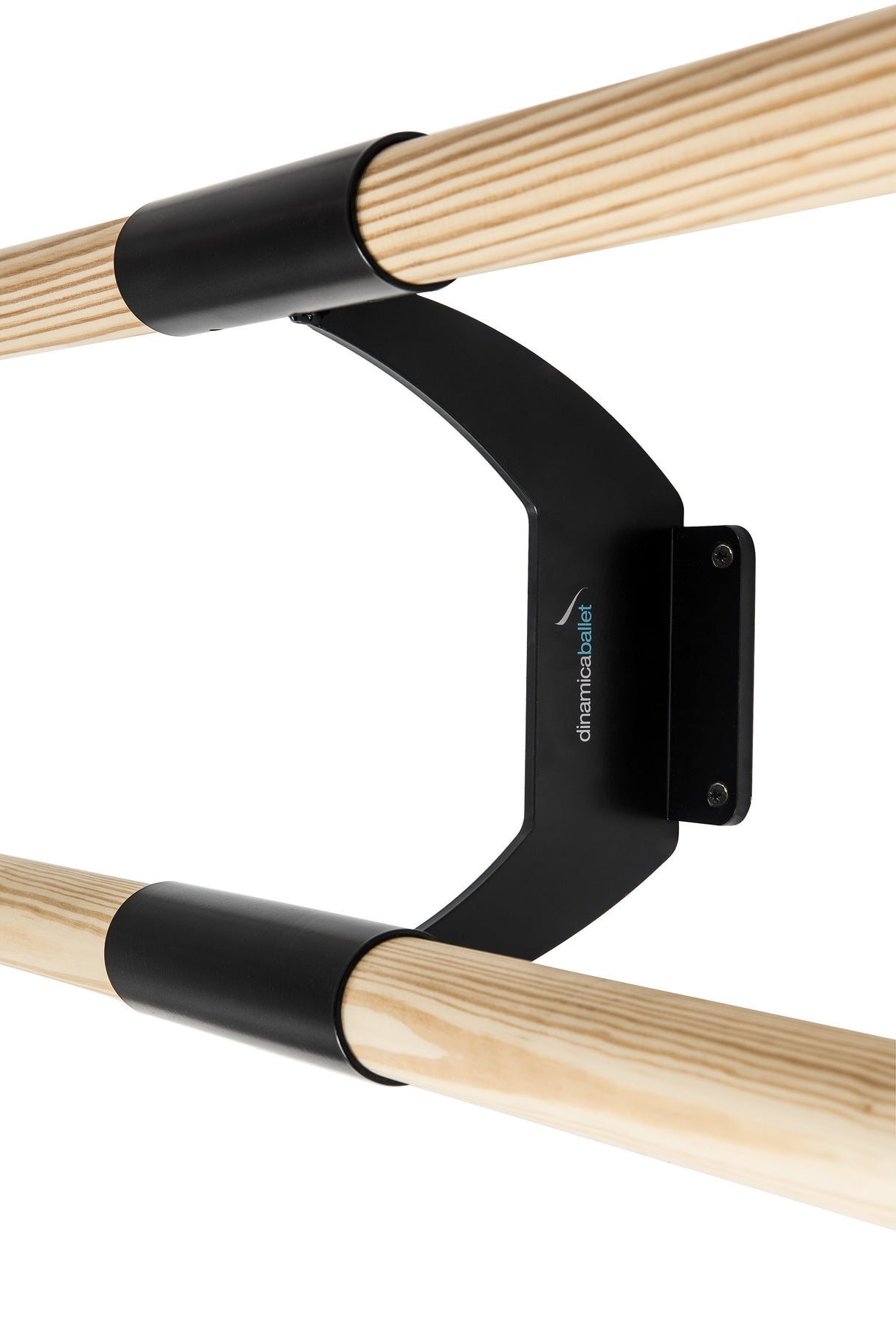 Supporto Sbarra Danza Arabesque Doppio Da Muro Dinamica Ballet Colore Nero