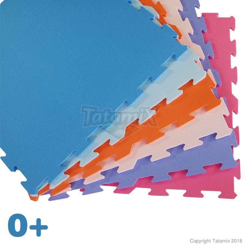 Tatami Puzzle Kids LC613S cm 62x62x1,3 CM  Colori Tenui MINIMO D'ORDINE 8 KIT