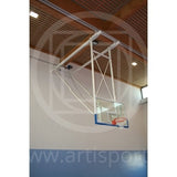 Impianto basket sollevabile a soffitto retrattile plexiglass Art. B906 h 9-11m