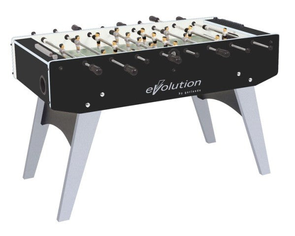Calcio Balilla F20 Evolution Garlando A.u. Nero Gambe Pieghevoli
