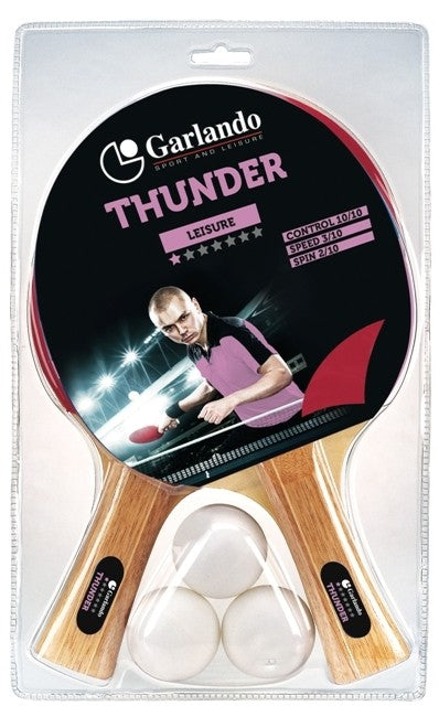 SET GARLANDO THUNDER 2 RACCHETTE 1 STELLA, 3 PALLINE 1 STELLA