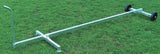 Carrello in acciaio, con ruote Art 6423 per n° 5 sagome fisse art. 6479 o per barriera Reflex Art 6480