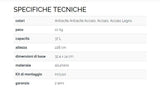 DOCCIA SOLARE IBRIDA FORMIDRA DADA PIU' 40Litri ANODIZZAZIONE INOSSIDABILE CON INSERTO IN LEGNO