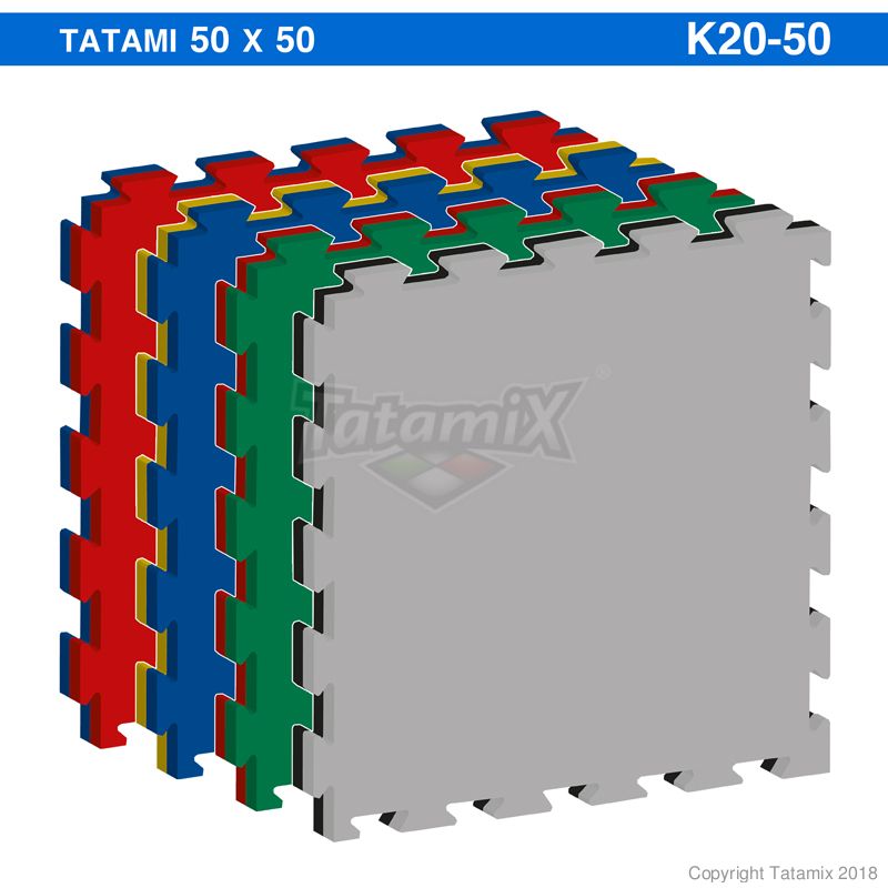 Tatami Incastro Karate K20L-50 Dimensioni 50x50x2cm Minimo 10 pz
