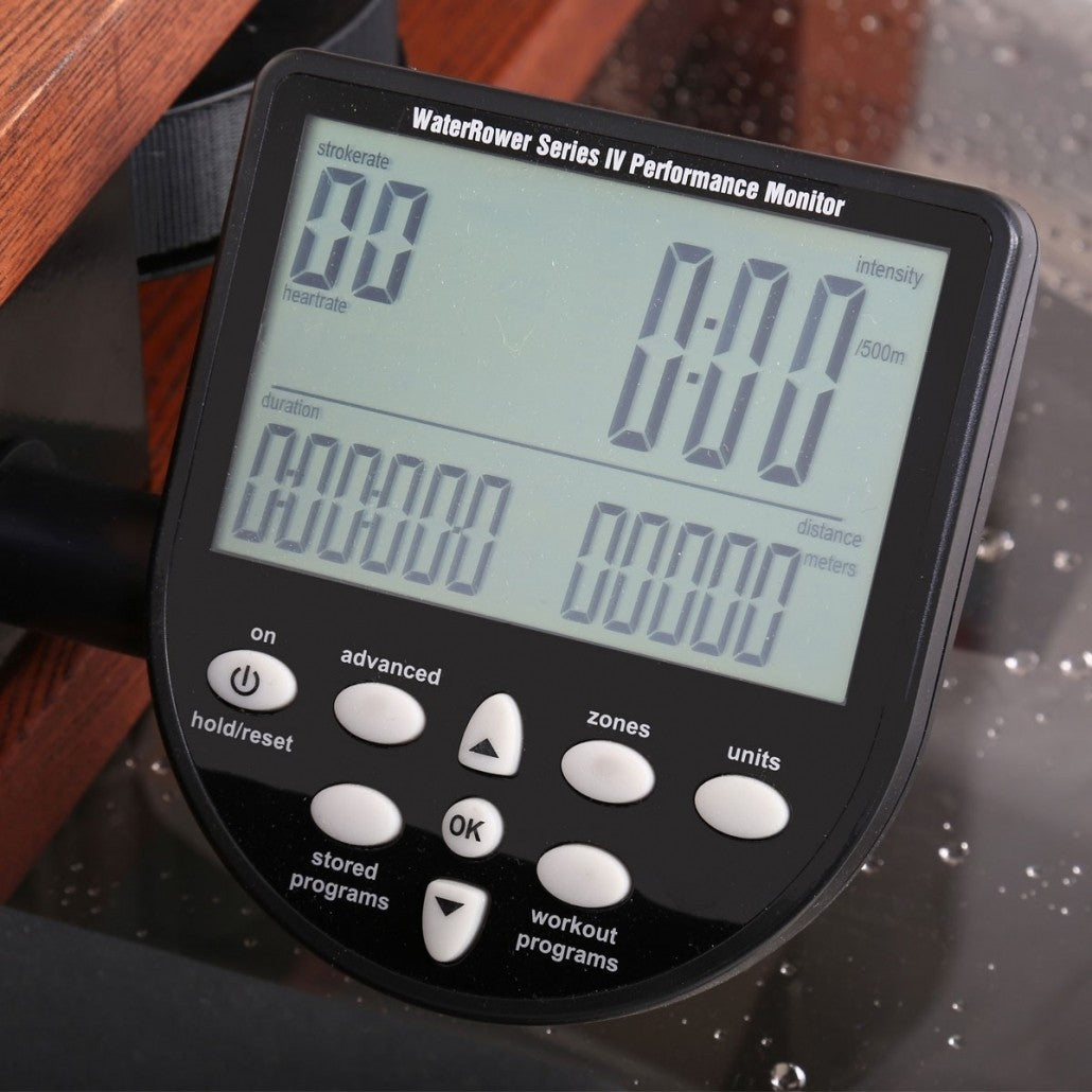 Vogatore Water Rower Club Frassino Monitor S4