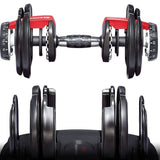 MANUBRI BOWFLEX 552 SelectTech  selezionabili da 2,3 a 24 kg  art BOW 552I cadauno