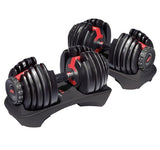 MANUBRI BOWFLEX 552 SelectTech  selezionabili da 2,3 a 24 kg  art BOW 552I cadauno