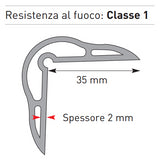 PARASPIGOLI ESTRUSI PARACOLPI PS35 Coprispigolo per assorbimento urti in PVC flessibile