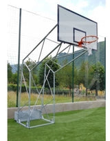 Impianto basket a traliccio trasportabile Art B650-1 corredato e completo di carrello x trasporto