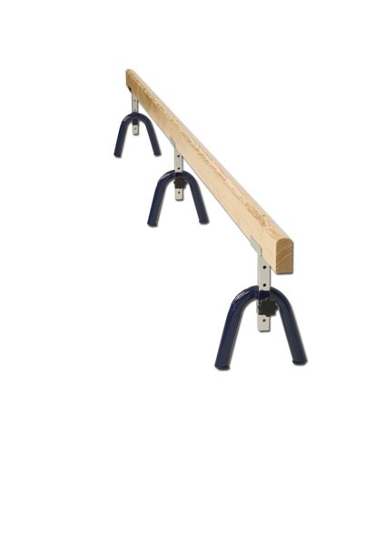 Asse di equilibrio Sport System in legno altezza regolabile cm 30/50 lunghezza mt 5 Art. S00058