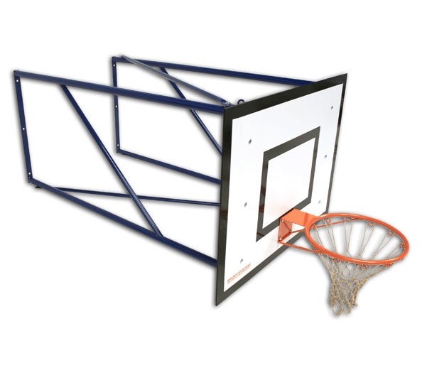 Impianto minibasket a muro con sbalzo cm 185 Art. S04152