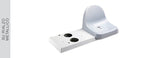SEDUTA SEDILE OMSI monoblocco con doppio schienale alto, modello M2002/SESTA, versione IGNIFUGA+ANTI-UV ORDINE MINIMO 500 PZ