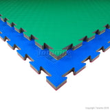 Tatami Incastro Taekwondo T20X Da 2cm Rosso-Blu Quantità Minima Per La Vendita 8 Moduli