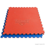 Tatami Ad Incastro JJ30J Eccellent Eva 100x100x3cm Rosso-Blu Quantità Minima Per La Vendita 6 Moduli