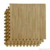 Tatami Puzzle Kit 4 Pezzi W12P-LB 61x61x1,2cm White Wood Quantità minima per la vendita 10 pz