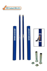 Impianto pallavolo monotubolare con bussole e tendirete a norme FIVB Art. S04726