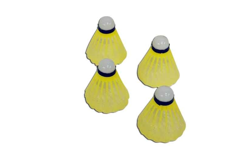 Volano per badminton in nylon in confezione da 12 pezzi Art S04946