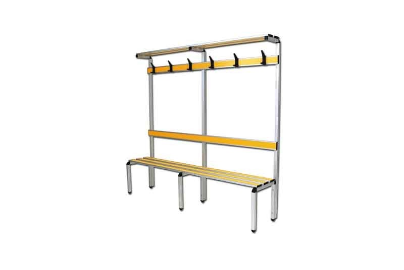 Panchina 1m Completa Struttura Alluminio Anodizzato Art S07362