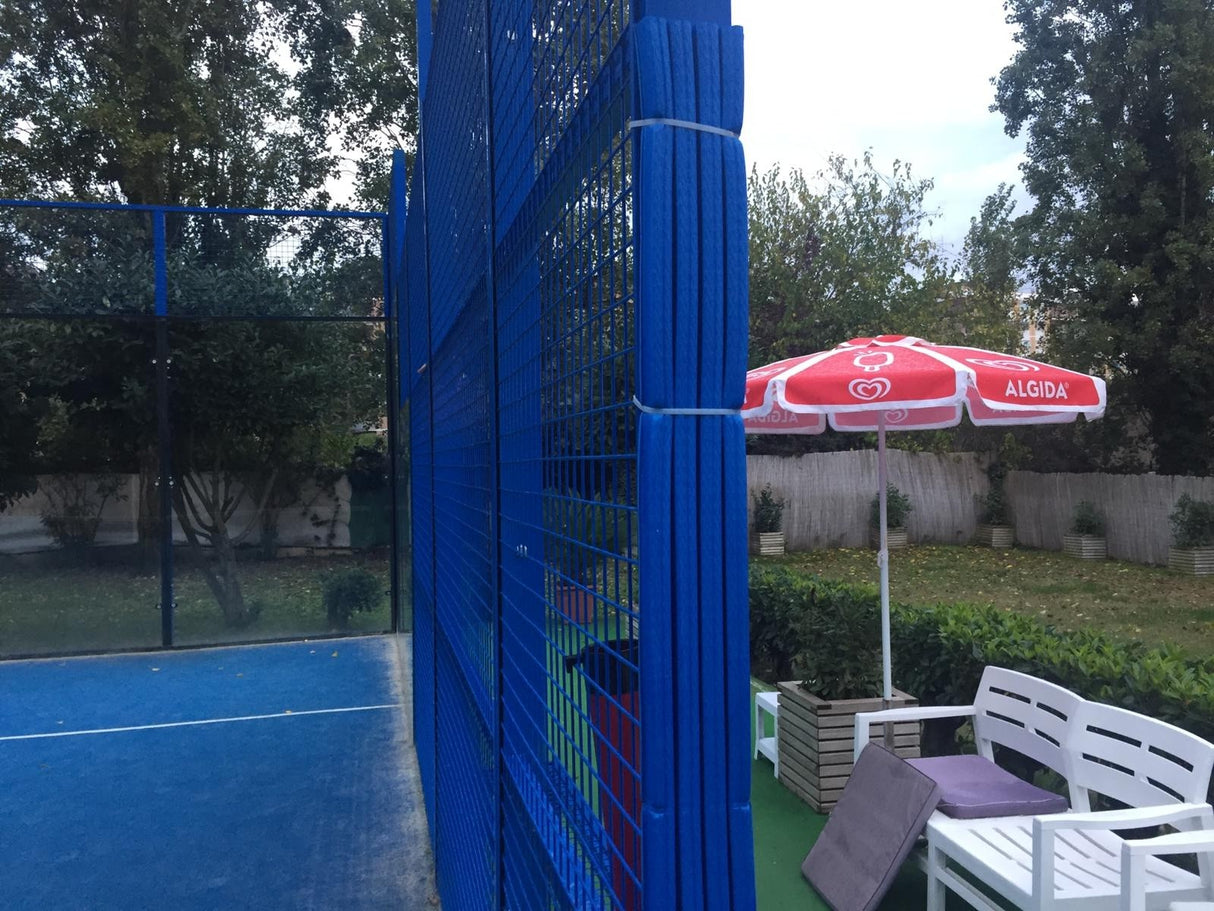 Protezioni Campi Padel Antinfortunistiche in EVA Onda da sagomare costo del set completo per 1 campo