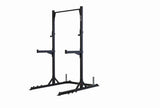 Coppia di supporti squat stand toorx cod.WLX-3200 con 6 barre in acciaio per elastici