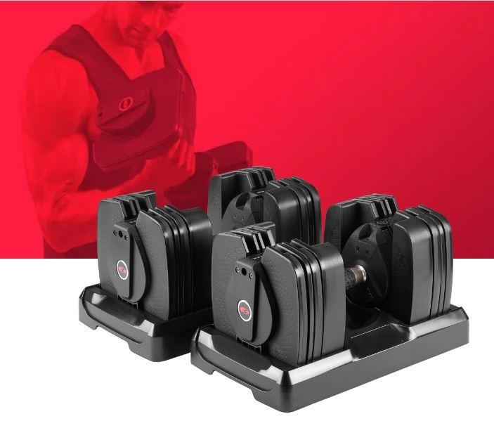 Manubri bowflex 560 select tech manubri selezionabili da kg 2 a 27 bow 560 cadauno non disponibili