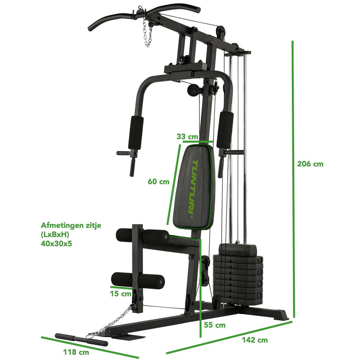 STAZIONE MULTIFUNZIONE TUNTURI HG10 HOME GYM ART. 17TSHG1000